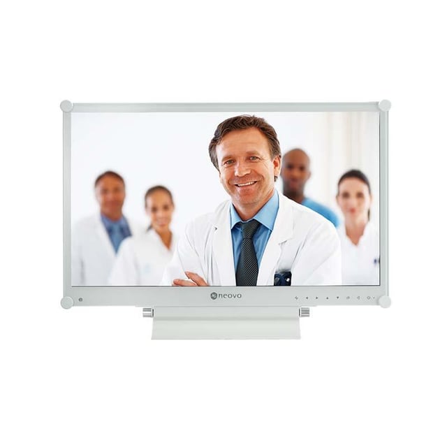 Neovo MX-2402 24 inch Medical FHD LED Monitor, 1920x1080p, 300cd/m2, 1.000:1 DCR, 5ms GTG, 170/160