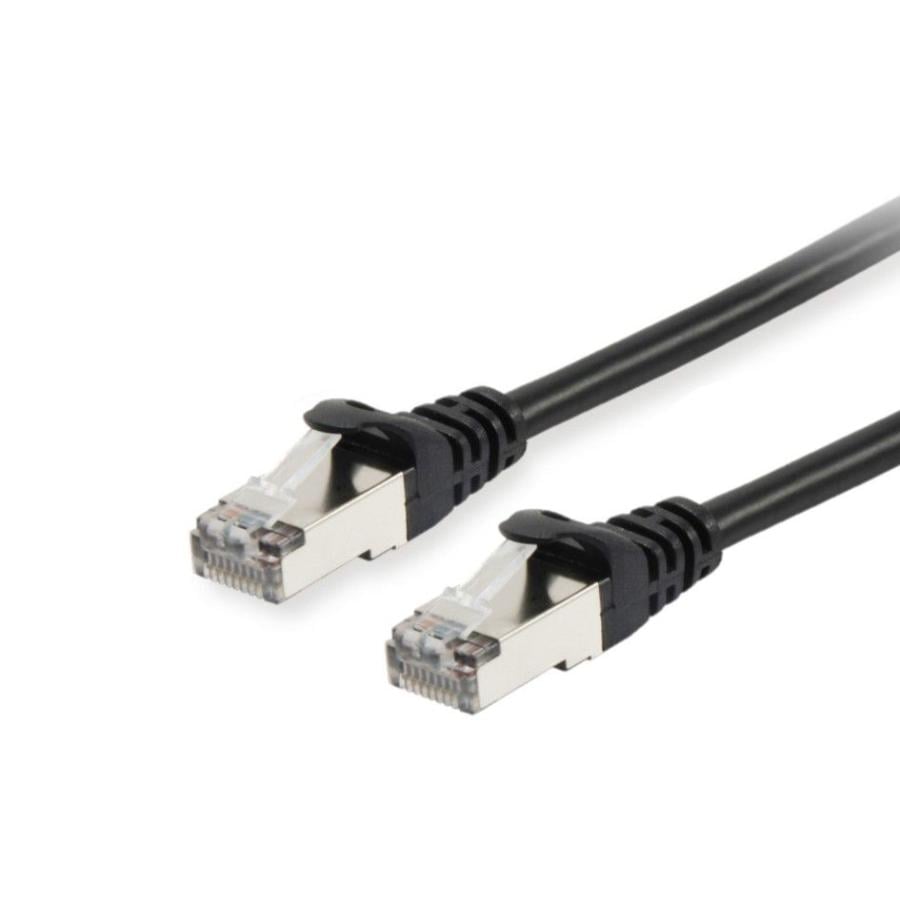 Equip 61559107101 Cat.6 S/FTP Patch Cable, 0.15m, Black, Cat6, RJ45, Black