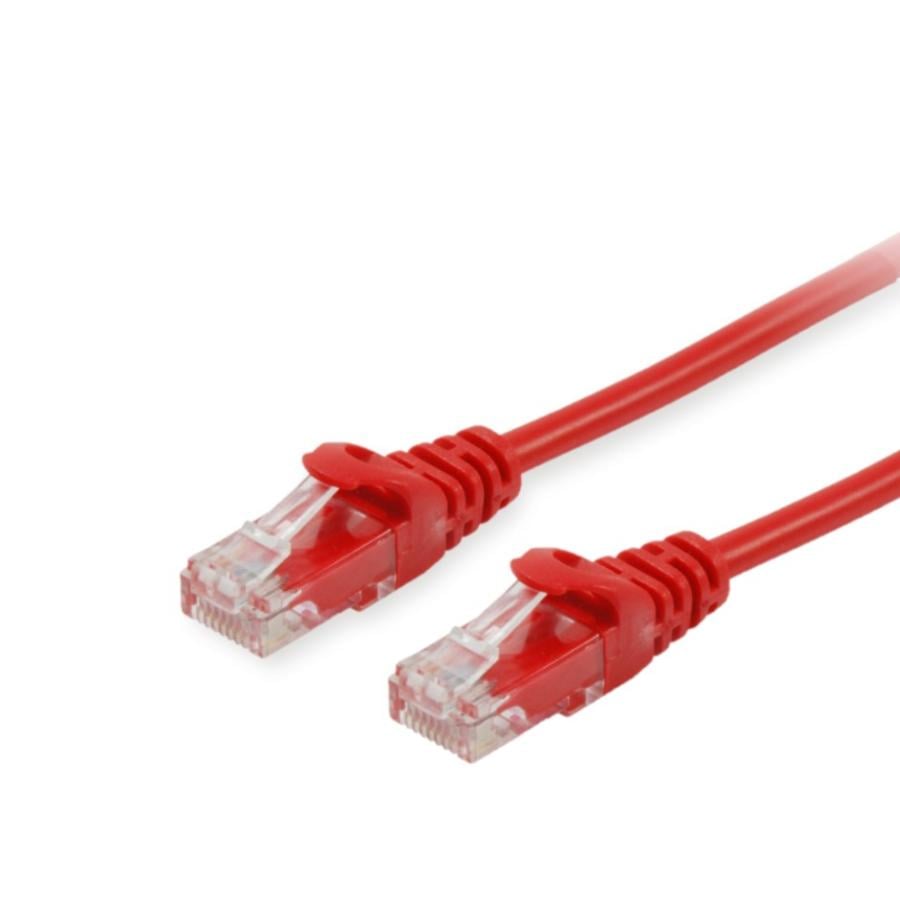 Equip 60312207101 Cat.6A U/UTP Patch Cable, 0.25m, Red, 0.25m, Cat6a, RJ45, Red