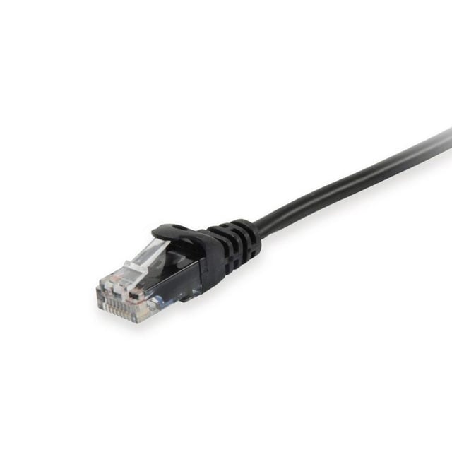 Equip 60305207101 Cat.6A U/UTP Patch Cable, 1m, Black, 1 m, Cat6a, RJ45, Black