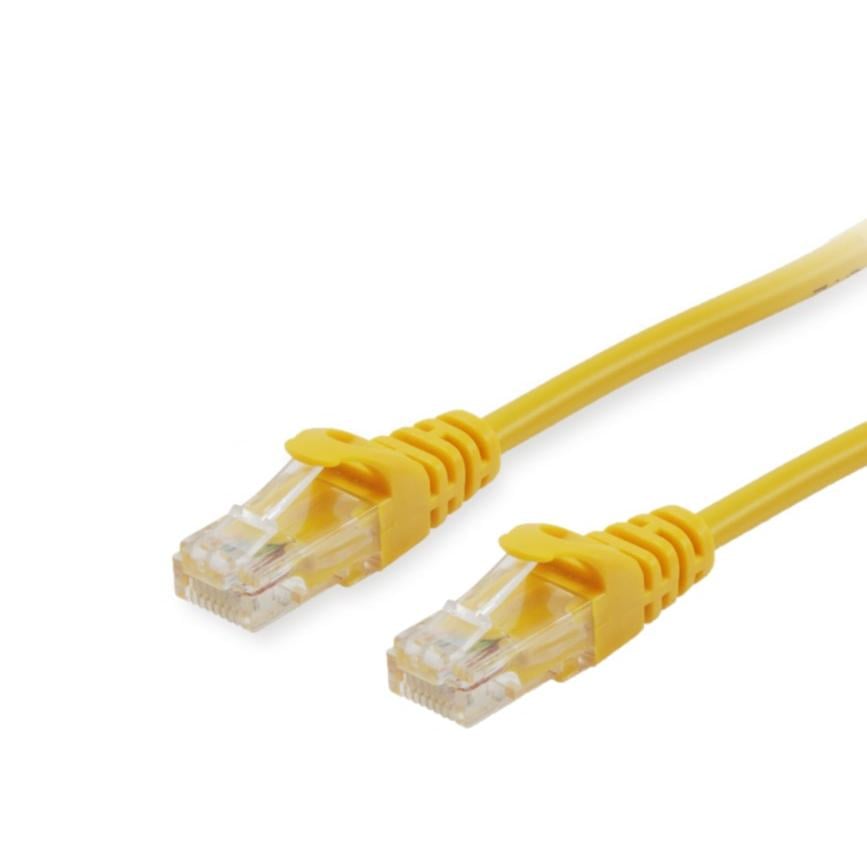 Equip 60316207101 Cat.6A U/UTP Patch Cable, 0.25m, Yellow, 0.25m, Cat6a, RJ45, Yellow