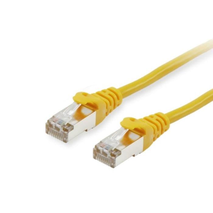 Equip 60631207101 Cat.6A S/FTP Patch Cable, Yellow, 1.5m, 1.5m, Cat6a, RJ45, Yellow