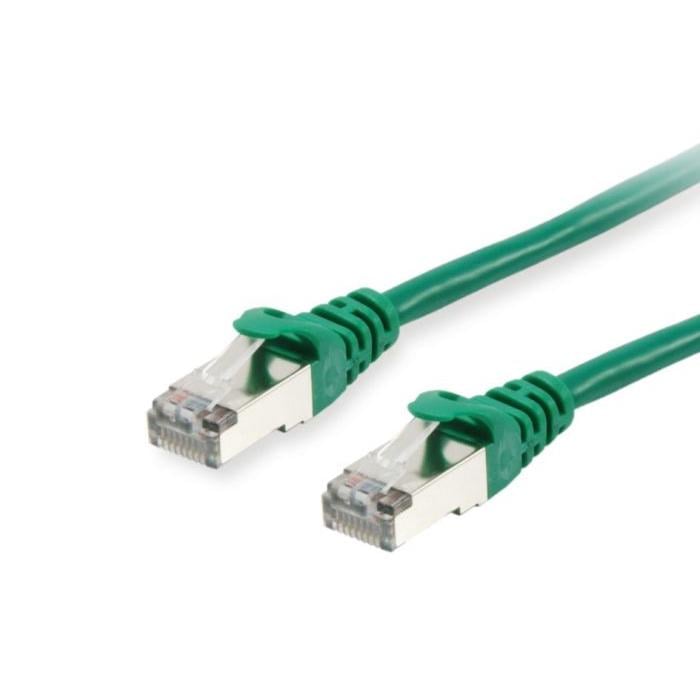 Equip 60641207101 Cat.6A S/FTP Patch Cable, Green, 1.5m, 1.5m, Cat6a, RJ45, Green