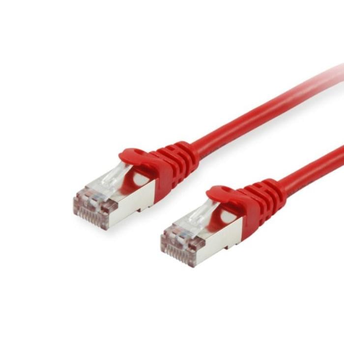 Equip 60651207101 Cat.6A S/FTP Patch Cable, Red, 1.5m, 1.5m, Cat6a, RJ45, Red