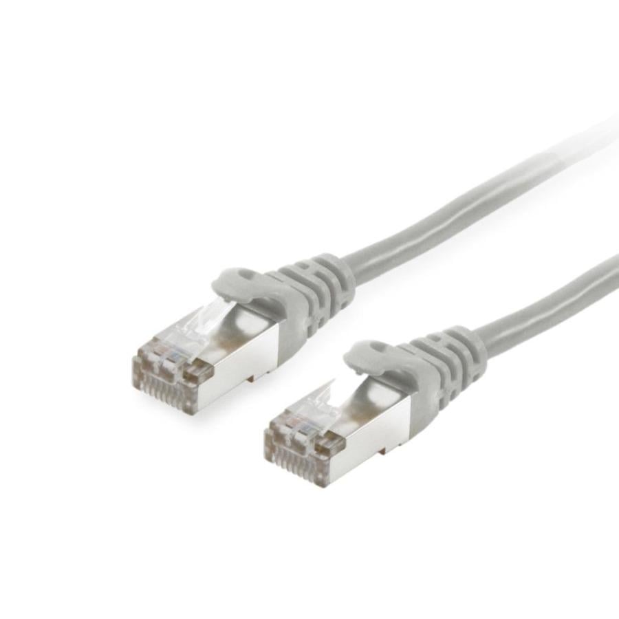 Equip 60670007101 Cat.6A S/FTP Patch Cable, Grey, 0.15m, 0.15m, Cat6a, RJ45, Grey