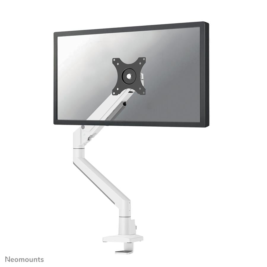 Neomounts DS70-250WH1 desk monitor arm, Clamp/Grommet, 9 kg, 17" - 35", White
