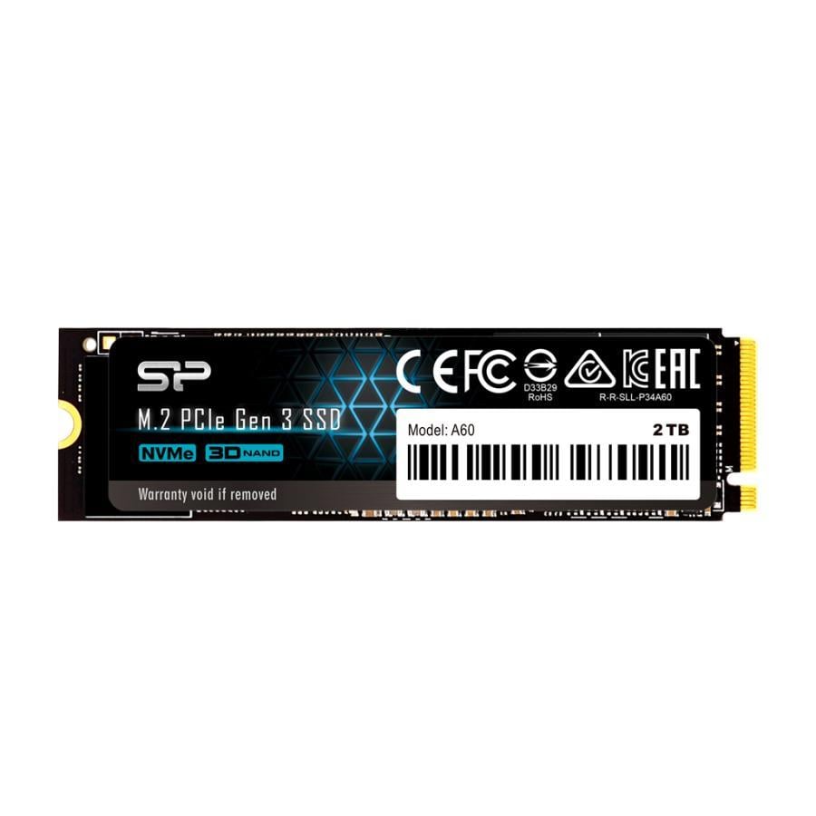 Silicon Power SP001TBP34A60M28RR P34A60RR SSD, 1 TB, M.2 2280, PCIe Gen 3x4, 2200/ 1600 MB/s