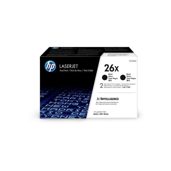 HP CF226XC 26X toner black 2 pack, original, 9000 pagina"s