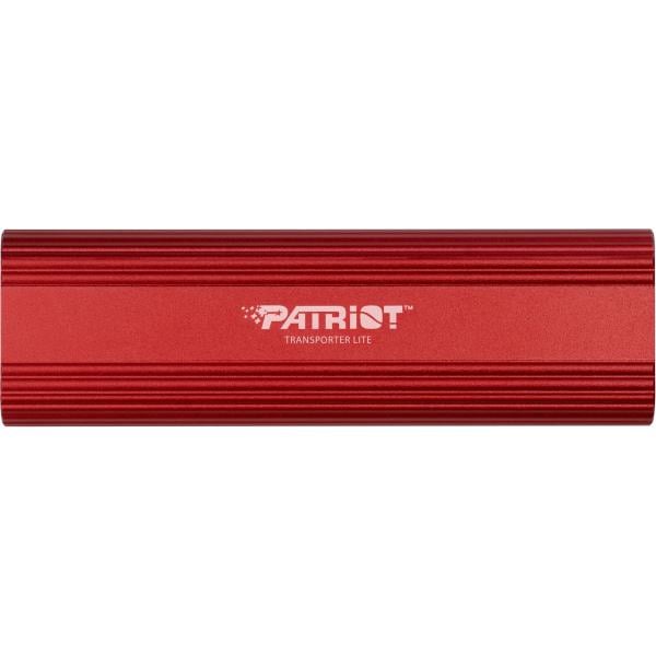 Patriot PTPL2TBPEC Transporter Lite External SSD, 2 TB, USB Type-C, 1000 MB/s, Red