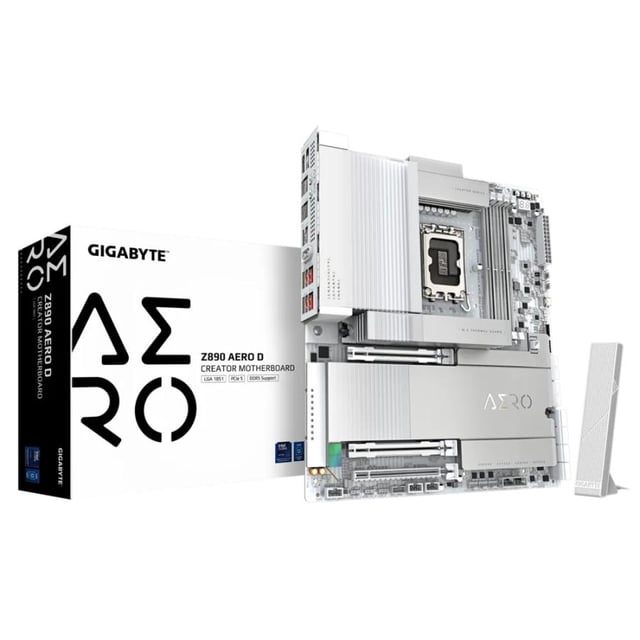 Gigabyte Z890 AERO D, ATX, LGA1851, Intel® Core™ Ultra, 4x DDR5, 2.5 Gbe x2, Wi-FI 7, USB4