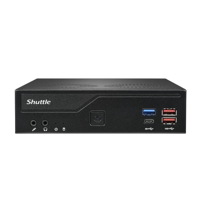 Shuttle PIB-DH770001 DH770 Mini PC barebone, LGA 1700, Intel H770, DDR5, 2x 2.5G LAN, 2x M.2, 24/7