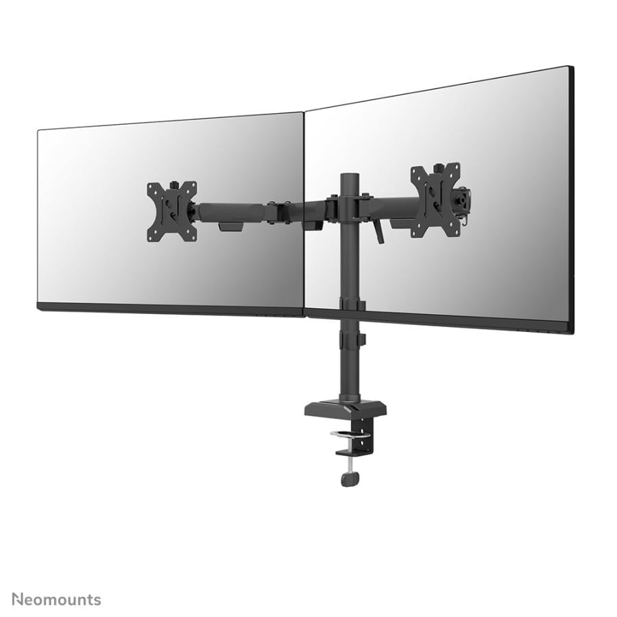 Neomounts DS60-600BL2 desk monitor arm, Clamp/Grommet, 10" - 32", 100 x 100 mm, Height adjust, Black