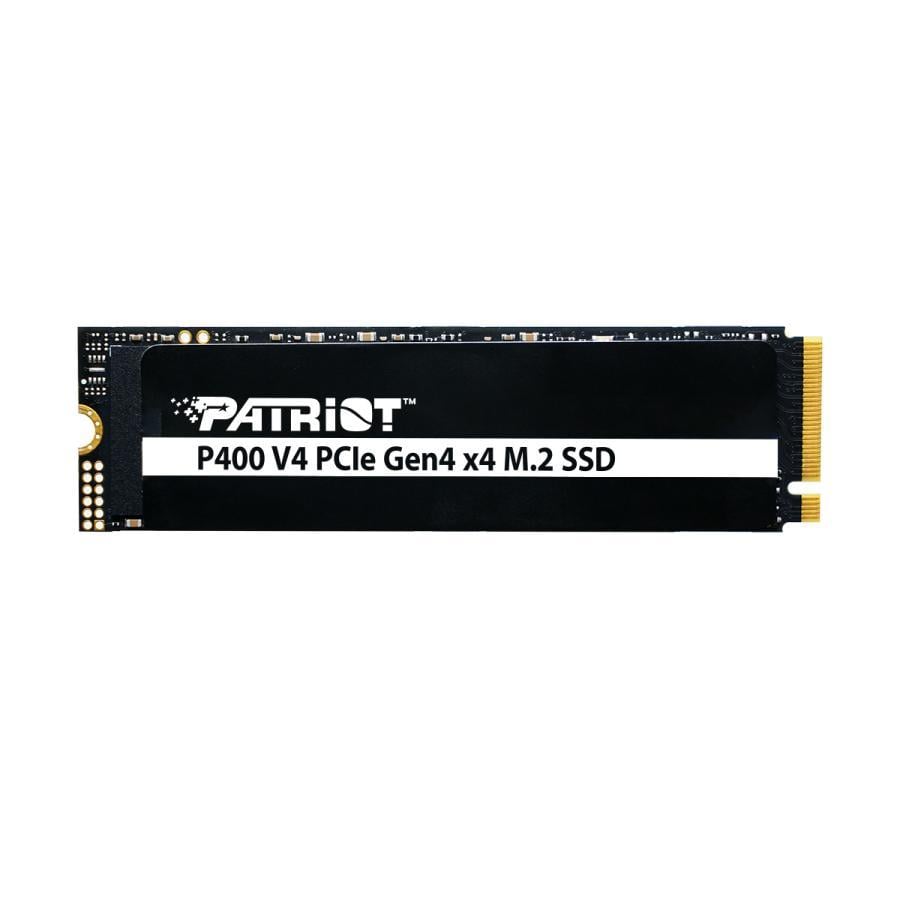 Patriot P400VP4TBM28H P400 V4 SSD, 4TB, M.2 2280 PCIe Gen 4x4, 6200/ 5200 MB/s, Black, Heatsink