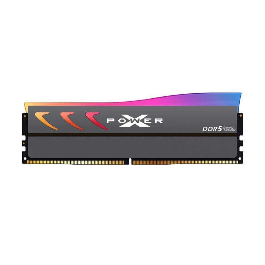 Silicon Power SP032GXLWU60AFSK DDR5 STORM DESKTOP DIMM, 32 GB x1, DDR5, 6000 Mhz, CL30, RGB, Gray