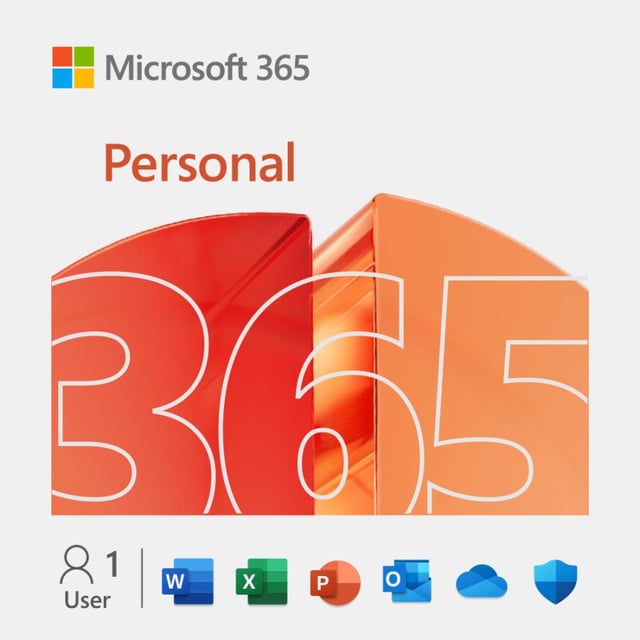 Microsoft QQ2-00012 365 Personal, 1 user, 1 year, ESD, PC/Mac
