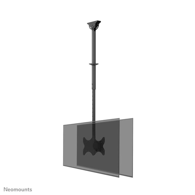 Neomounts CL35-340BL22 TV ceiling mount, 100 x 100 mm, 200 x 200 mm, -20 - 5°, -180 - 180°, 3°