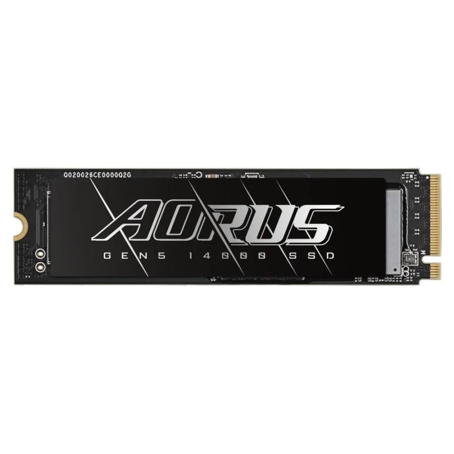 Gigabyte AG514K2TB AORUS Gen5 14000 SSD, 2 TB, M.2, PCIe 5.0, 14500 MB/s, 8 GB LPDDR4 Cache