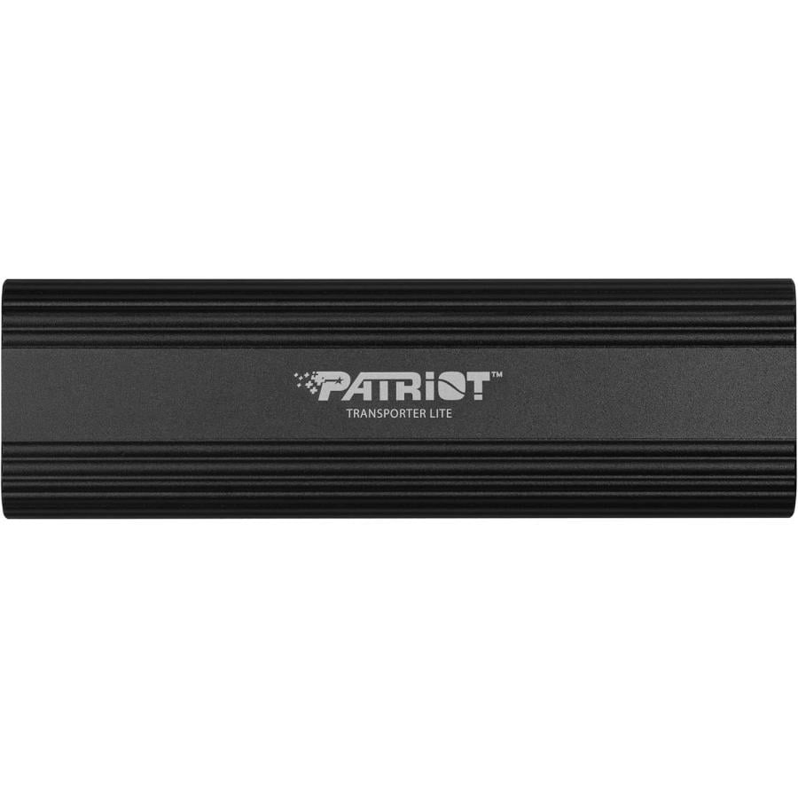 Patriot PTPL2TBPECB Transporter Lite External SSD, 2 TB, USB Type-C, 1000 MB/s, Black