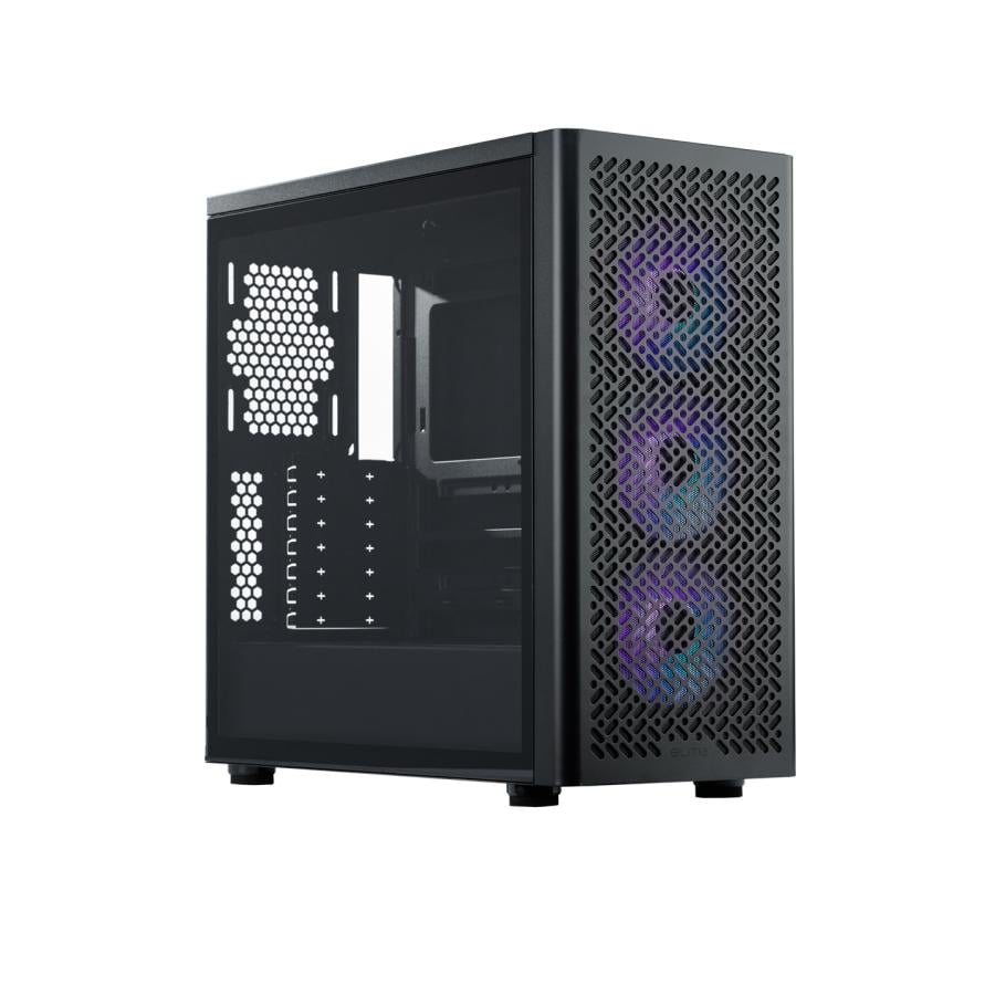 Cooler Master E502-KGNN-S00 Midi-Tower, ATX, WIndow, 3x 120MM ARGB, USB Type-C, Black