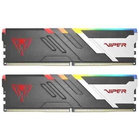Patriot PVVR548G600C30K Viper Venom RGB UDIMM KIT, 48GB (2 x 24GB) DDR5, 6000 MHZ, CL30