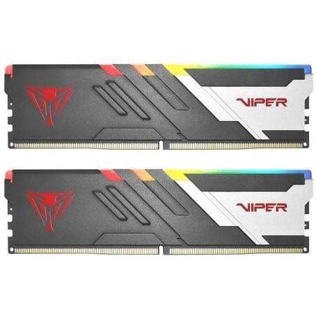 Patriot PVVR548G640C32K Viper Venom RGB UDIMM KIT, 48GB (2 x 24GB) DDR5, 6400 MHZ, CL32