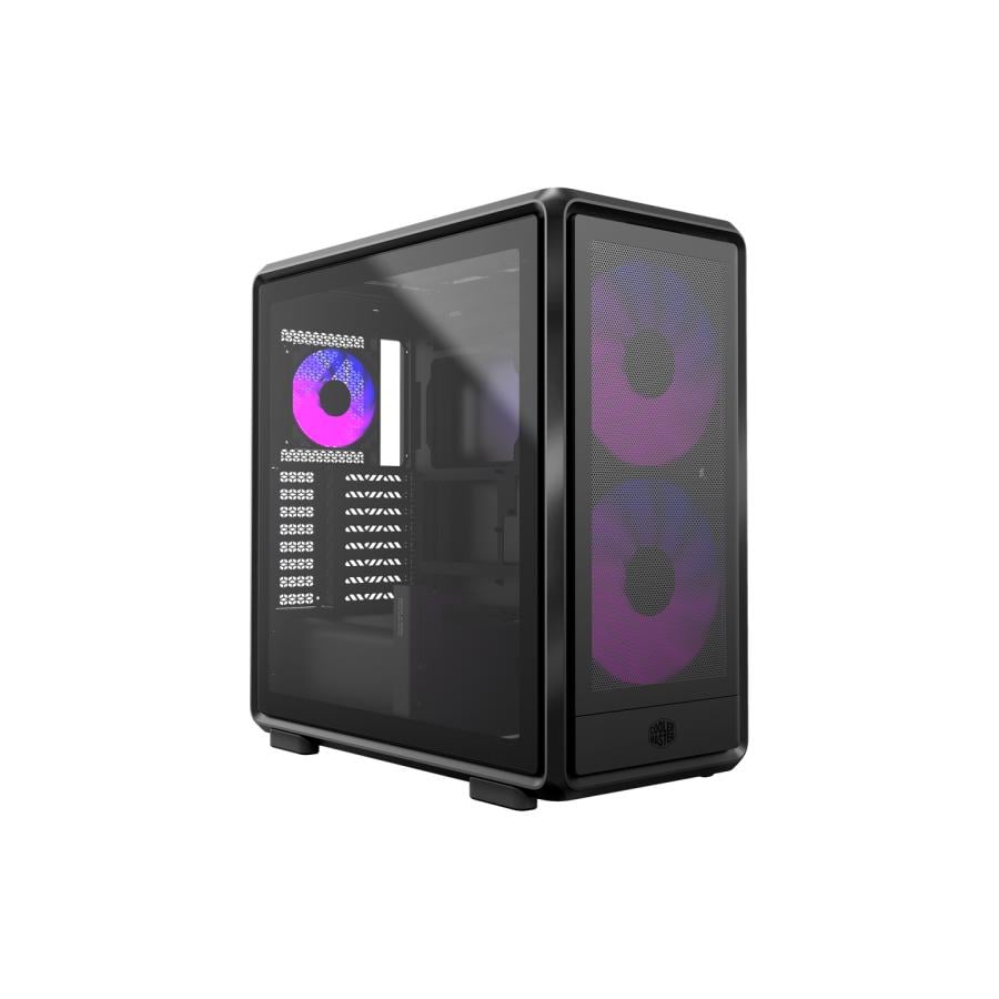 Cooler Master MF600M-KGNN-S01 Masterframe 600 Mesh Black, ATX, Window, 2x 200mm ARGB, 1x 120mm ARGB