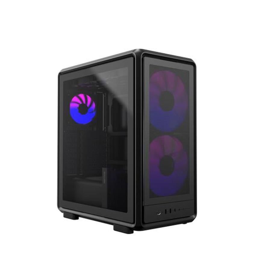 Cooler Master MF500M-KHNN-S00 Masterframe 500 Mesh Black, Window, 2x 200mm (Non-ARGB) 1x 120mm