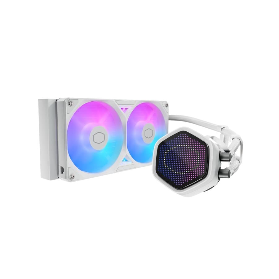 Cooler Master MLX-D24M-A25SZ-VW Atmos II VRM FAN White, 240mm Radiator, 2x 120mm Sickleflow edge