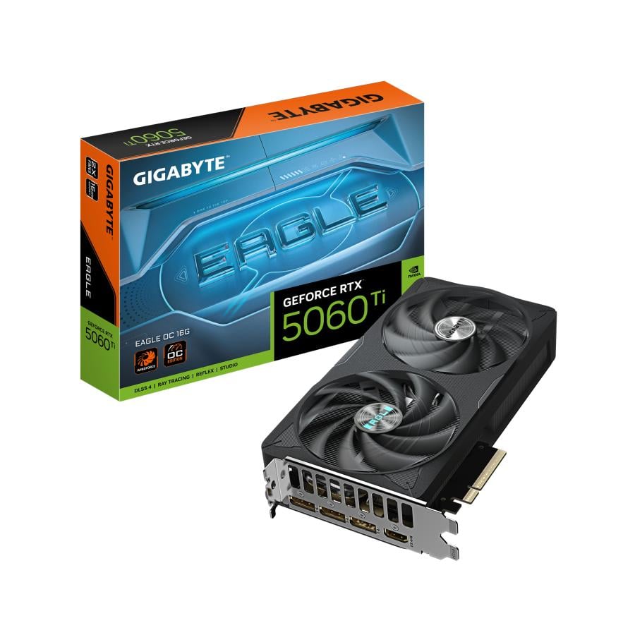 Gigabyte GV-N506TEAGLE OC-16GD GeForce RTX 5060 Ti EAGLE OC 16G, 16GB GDDR7, 128 bit, PCIe5.0