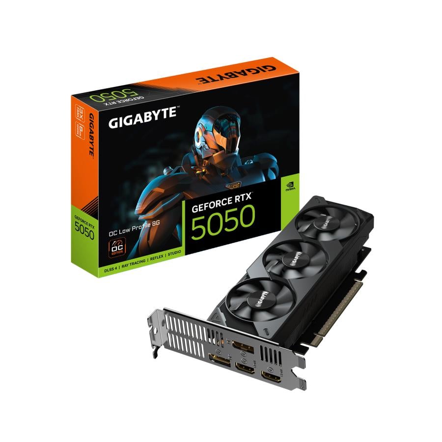 Gigabyte GV-N5050OC-8GL GeForce RTX 5050 OC Low Profile 8G, 8GB GDDR6, 128 bit, PCIe 5.0