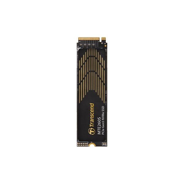 Transcend TS2TMTE260S E260S SSD, 2TB, M.2 2280, PCIe Gen5x4, NVMe 2.0, 3D TLC, with Dram, Heatsink