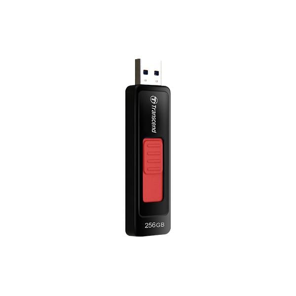 Transcend TS256GJF760 JetFlash 760 Flash Drive, 256GB, USB3.1,Capless, Black