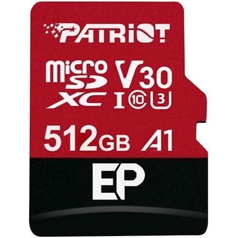 Patriot PEF1TEPEXMCX EP SERIES EXPRESS MICRO SDXC, 1TB, V30, A1, U3, 90 MB/s, W/O adapter