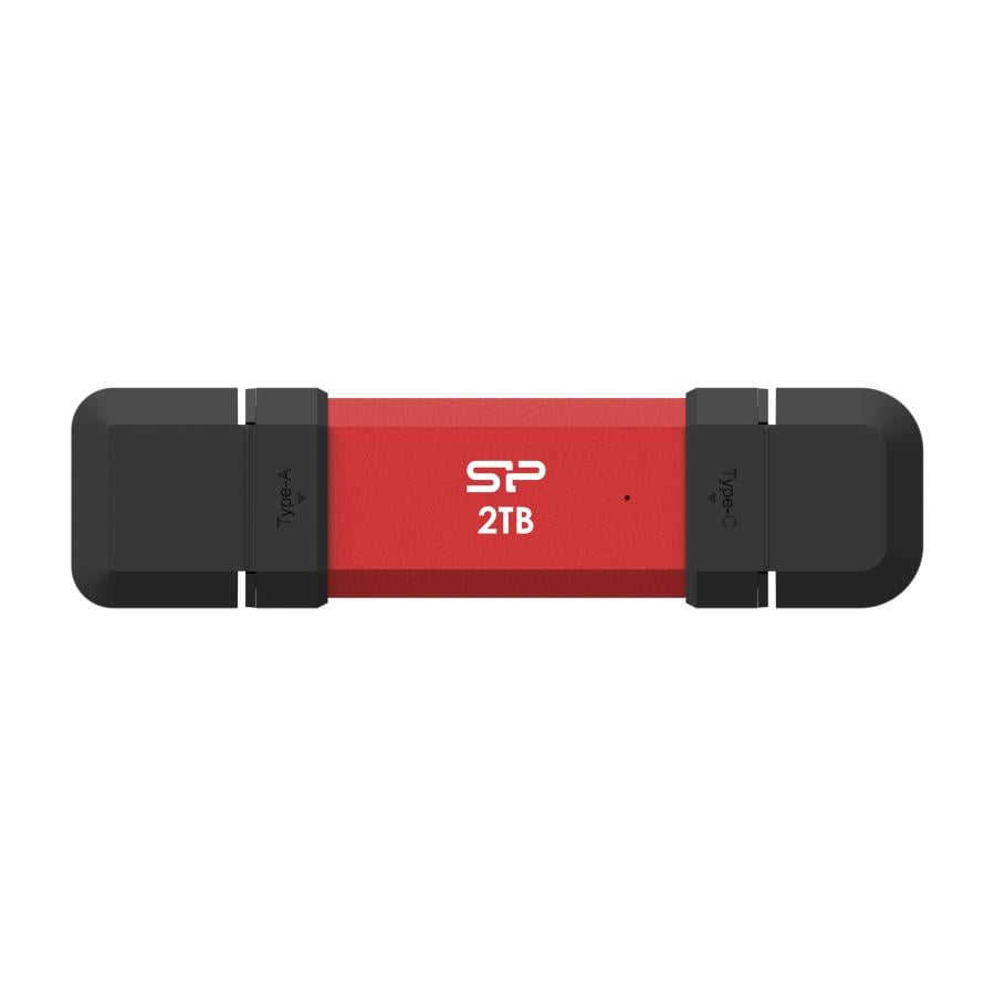 Silicon Power SP002TBUC3S72VPR DS72 Ultra fast pendrive, 2TB, USB 3.2 gen 2, Dual, Red