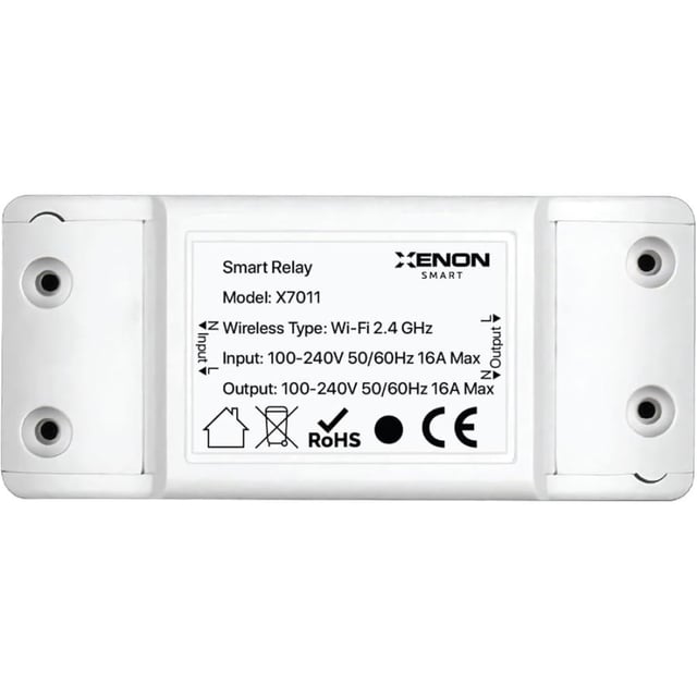XENON SMART X7011 Smart Relay, 16A, 3000 Watt, White