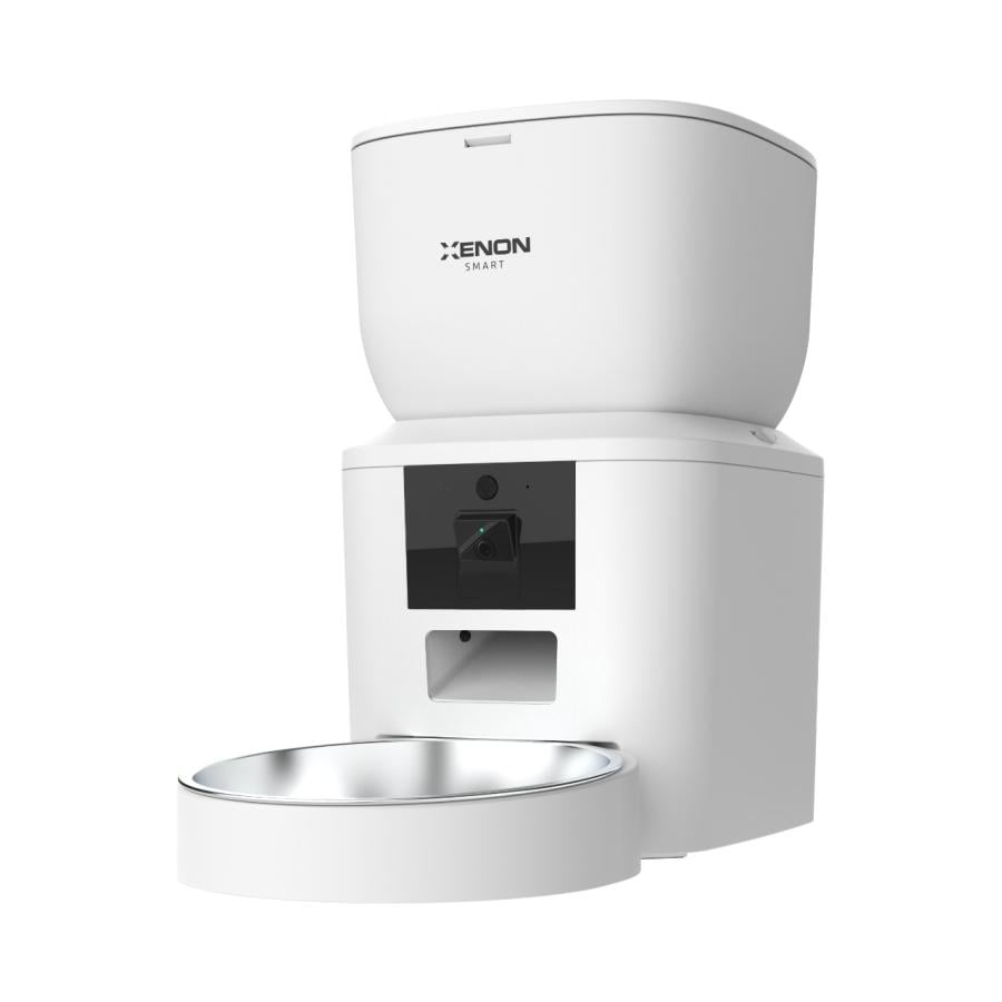 XENON Smart X8604 Smart Automatic Cat Feeder, White