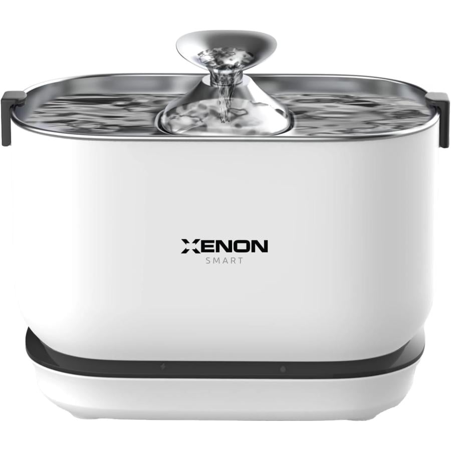 XENON Smart X8652 Automatic Steel Water Dispenser with Battery, White