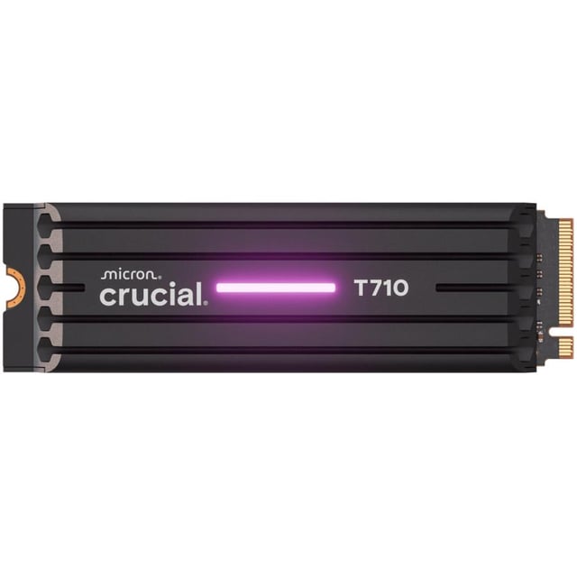 Crucial CT4000T710SSD5 T710 SSD, 4 TB, M.2, PCIe Gen5, NVMe, 14900/ 13800 MB/s, Heatsink