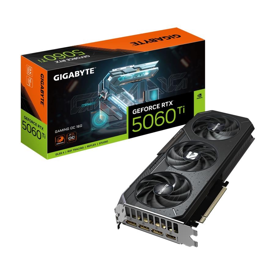 Gigabyte GV-N506TGAMING OC-16GD GeForce RTX 5060 Ti GAMING OC 16G, 16GB, GDDR7, 128bit, PCIe 5.0