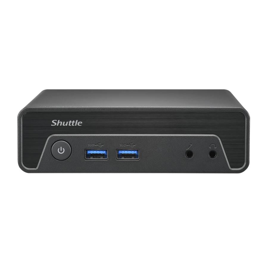 Shuttle PFC-NE10N101 NE1010XA Nano PC, Intel N100, 8GB DDR4, 250GB M.2, HDMI, DP, 6x USB, LAN, 24/7