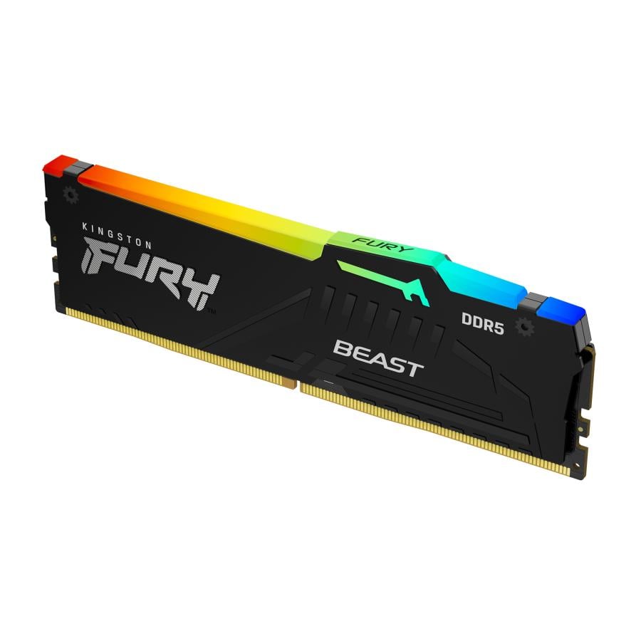 Kingston KF556C40BBA-16 FURY Beast RGB DIMM, 1x 16GB, DDR5, 5600 Mhz, CL40, 288-pin DIMM