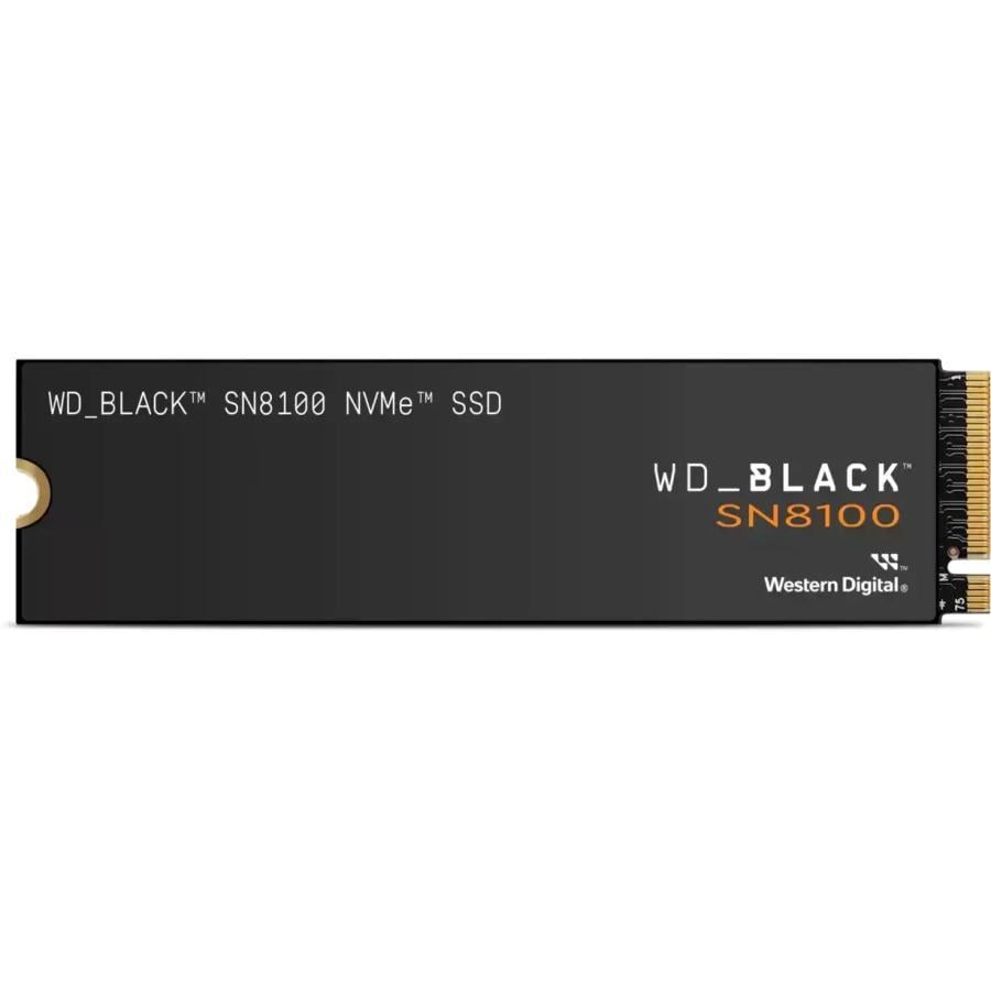 Western Digital WDS100T1X0M-00CMT0 WD Black SN8100 SSD, 1TB, M.2, PCIe 5.0, 3D V-NAND TLC, 14900 MBs