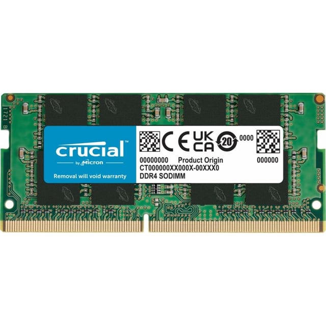 Crucial CB8GS3200 SO-DIMM, 8GB, DDR4, 3200 Mhz, CL19