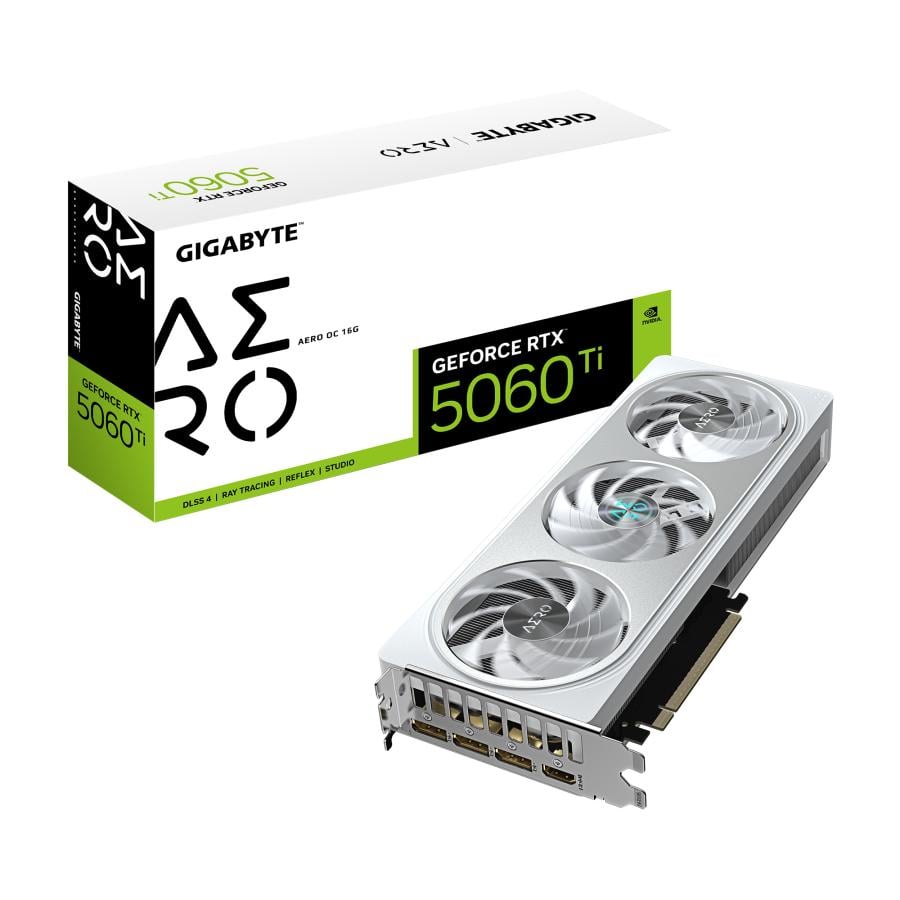 Gigabyte GV-N506TAERO OC-16GD GeForce RTX 5060 Ti AERO OC 16G, 16GB GDDR7, 128bit, PCIe 5.0