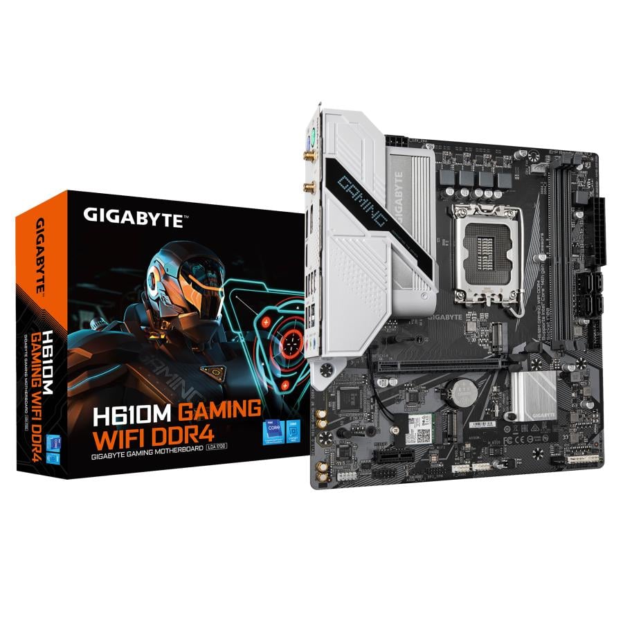 Gigabyte H610M GAMING WF DDR4, mATX, Intel LGA1700, DDR4 3200Mhz, 2x M.2, WI-FI 802.11ac, GbE LAN