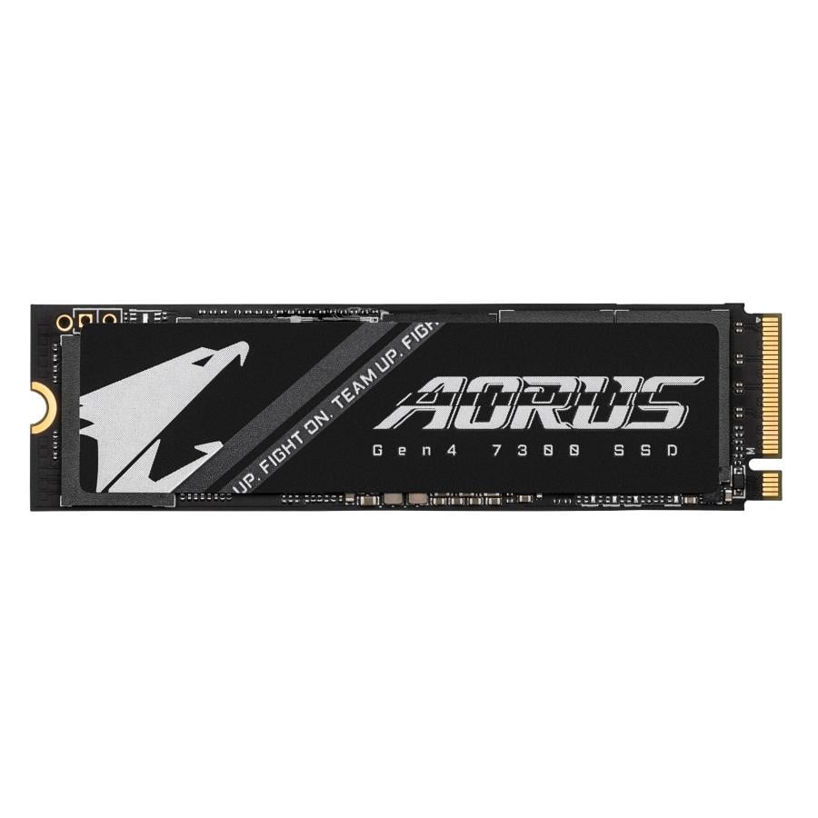 Gigabyte AG4732TB N AORUS Gen4 7300 SSD, 2 TB, M.2 PCIe 4.0, 3D TLC NAND, 7300 MB/s, No heatspreader