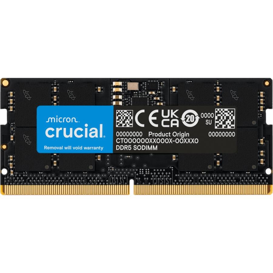 Crucial CT16G56C46S5 SO-DIMM, 1x 16GB, DDR5, 5600 Mhz, CL46, 1.1v