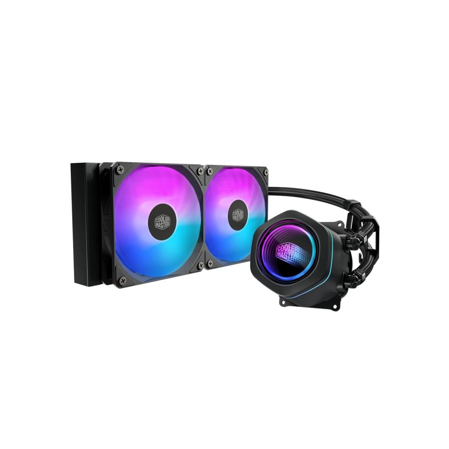 Cooler Master MLX-D24M-A18PA-R1 MasterLiquid Core Nex 240 ARGB Liquid-Cooler, 2x 120mm, Black
