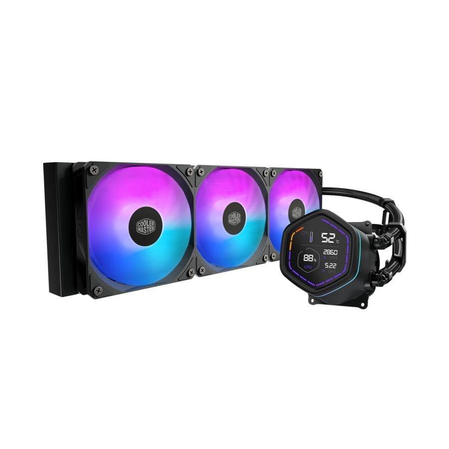 Cooler Master MLX-D36M-A18PA-RD ML Core Nex Digital 360 Black ARGB, 3x 120mm, 650 ~ 1750 RPM