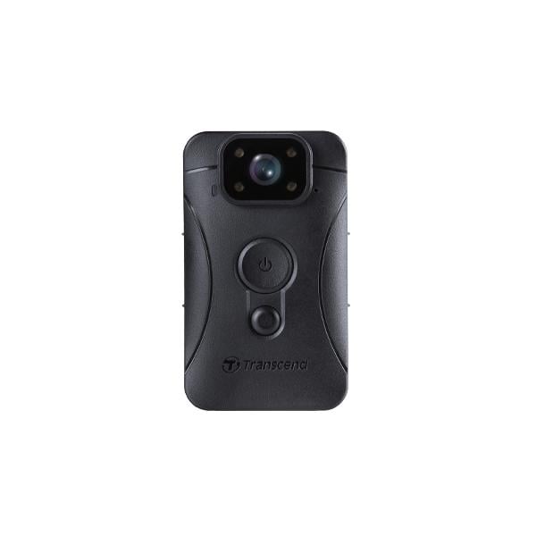 Transcend TS64GDPB10D Body Camera, 1080p @60 fps, F/2.8, USB Type-C, 64GB, IPX4, Black